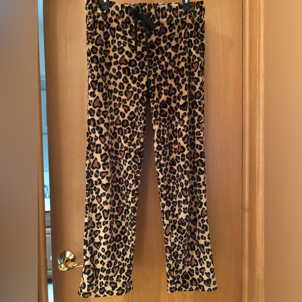 Leopard Print Women's Sleep Pants - Women’s Medium - Soft and Comfortable!